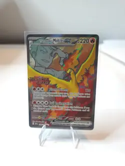 Team Rocket's Moltres ex - (Destined Rivals Stamp) 208/182 Miscellaneous Cards & - Image 1