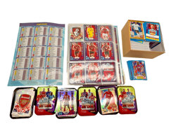 Topps Match Attax 2016/17 Bundle Collector Binder Tins & Holo Foil Cards C4 G156 - Image 1