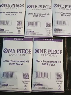 (5 Kits) One Piece Card Game Store Tournament Kit 2025 Vol 4 Factory Sealed x 5 - Image 2