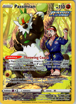 Passimian - TG08/TG30 - Pokemon Silver Tempest Trainer Gallery Holo Card NM - Image 1