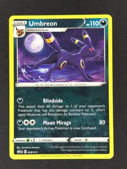 Umbreon #SWSH129 Pokemon SWSH: Sword & Shield Promo Cards 2019 NM 🔥 - Image 1