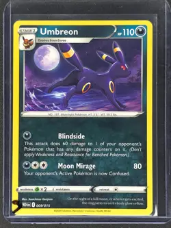 Umbreon #SWSH129 Pokemon SWSH: Sword & Shield Promo Cards 2019 NM 🔥 - Image 3