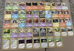 VINTAGE POKEMON CARD LOT 2006 NON HOLO 48 Total ! - Image 1