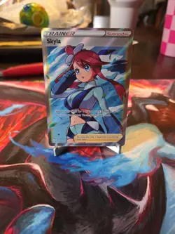 Pokemon Trainer Skylar Full Art Shining Fates Secret Rare Card 072/072 - Image 1