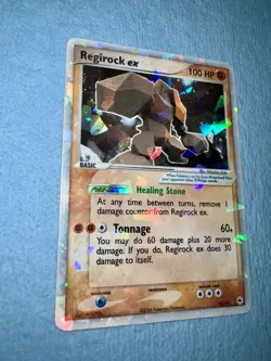 Pokemon TCG Regirock ex #98 Hidden Legends Holo Card 2004 Mint - Image 2