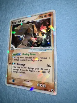 Pokemon TCG Regirock ex #98 Hidden Legends Holo Card 2004 Mint - Image 3