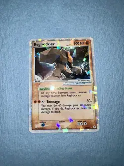 Pokemon TCG Regirock ex #98 Hidden Legends Holo Card 2004 Mint - Image 4