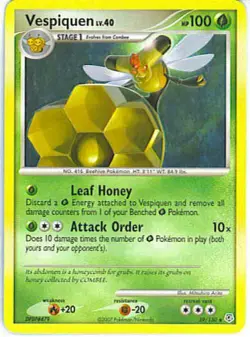 (pok-DP-039) Vespiquen (R) Pokemon Diamond & Pearl Base Set Card # 39 - Image 1