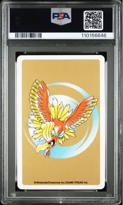2000 POKEMON GOLD VERSION PLAYING CARDS 180C FLAAFFY 5 OF DIAMONDS PSA10 - Image 2