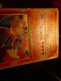 HP/DMG JAPANESE Pokemon CHARIZARD Card BASE/EXPANSION Set HOLO RARE #006 w/Bleed - Image 4