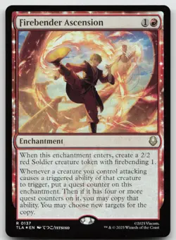 Firebender Ascension R Foil Avatar: The Last Airbender 137 NM - Image 1