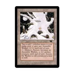 WOTC MtG Antiquities Mishra's Factory - Winter (R) Fair - Image 1