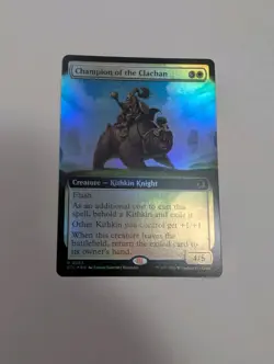MTG - Champion of the Clachan (Extended Art Foil) - Lorwyn Eclipsed NM/M Cond - Image 1