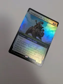MTG - Champion of the Clachan (Extended Art Foil) - Lorwyn Eclipsed NM/M Cond - Image 2