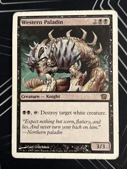 1x Western Paladin (173) 8th Eighth Edition MP MTG Magic the Gathering x1 MKE - Image 1