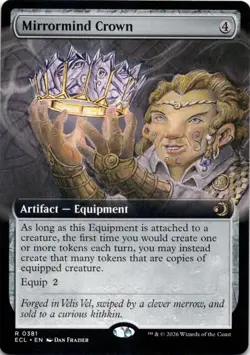 Mirrormind Crown EXTENDED ART Lorwyn Eclipsed Magic MTG NM - Image 1