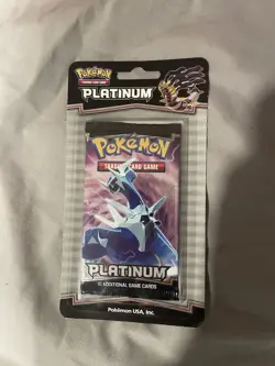 Pokemon TCG Platinum Blister Booster Pack Sealed Dialga Art NEW Unweighed - Image 1
