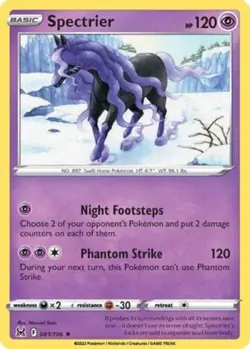 x1 Spectrier - 081/196 - Holo Rare Pokemon SS11 Lost Origin M/NM - Image 1