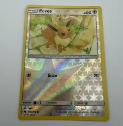 Pokemon Eevee Reverse Holo Common Lost Thunder 155/214 NM/LP - Image 1