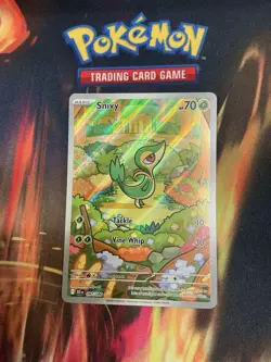 Snivy 087/086 (BLK) 2025- Illustration Rare PACK FRESH NM/MINT PSAU-Pokemon TCG - Image 3