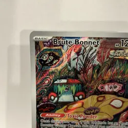 Pokemon Brute Bonnet Illustration Rare Full Art Holo SV04 Paradox Rift 207/182 - Image 2