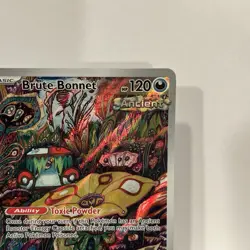 Pokemon Brute Bonnet Illustration Rare Full Art Holo SV04 Paradox Rift 207/182 - Image 3