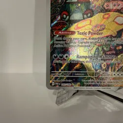 Pokemon Brute Bonnet Illustration Rare Full Art Holo SV04 Paradox Rift 207/182 - Image 4