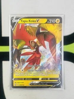 Tapu Koko V 50/163 Ultra Rare Battle Styles Pokemon TCG Near Mint - Image 1