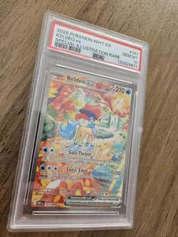 Pokemon TCG Keldeo EX PSA 10 SIR Full Art White Flare English 167/086 Gem Mint - Image 3