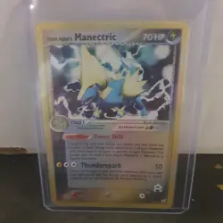 Pokemon TCG Team Aqua's Manectric 4/95 Team Magma vs Team Aqua Holo - Image 1