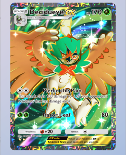 Pokemon TCG Pocket - Decidueye Full Art 2⭐, Celestial Guardians, English - Image 3