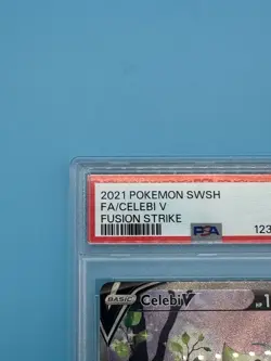 PSA 9 Celebi V 245/264 Pokemon Sword Shield Fusion Strike Alternate Alt Art - Image 3