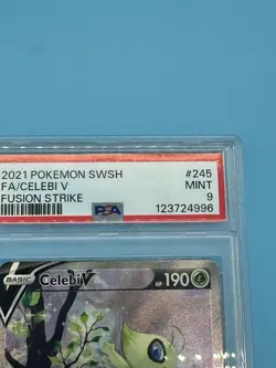 PSA 9 Celebi V 245/264 Pokemon Sword Shield Fusion Strike Alternate Alt Art - Image 4