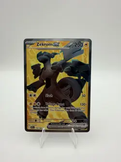 Pokemon TCG SV: Black Bolt #158/086 Zekrom ex NM - Image 1