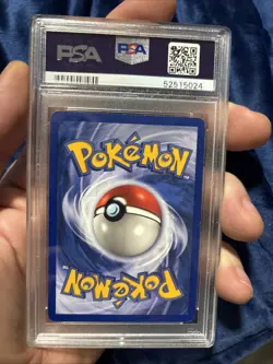 1999 Pokemon Base Set Unlimited Alakazam #1 - Holo PSA 7 - Image 2