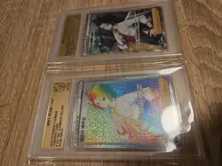 Pokemon Cheren' Care Rainbow and Holo 122/100 & 115/100 Star Birth PSA GSG 9,5 - Image 1