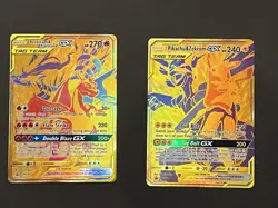 2021 Pokemon Tag Team Promos Reshiram Charizard SM247 & Pikachu Zekrom SM248 - Image 1