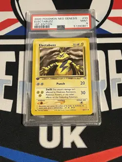 2000 Pokemon Neo Genesis #33 Electabuzz 1st Edition PSA 9 - Image 1