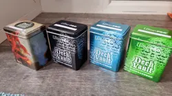 8 x Ultra Pro Deck Vault Boxes (2003 Vintage) Yugioh Magic Pokemon Steel Alloy - Image 1