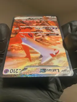Pokemon Latias ex 239/191 Sv08 Surging Sparks Full Art Holo 210 HP Special Rare - Image 3