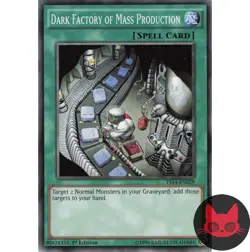 Yugioh Dark Factory of Mass Production YS14-EN029 Common 1st Edition NM - Image 1