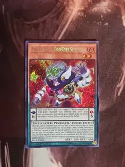 YuGiOh - Performapal AOdd-Eyes Synchron BLLR-EN004 Secret Rare NM - Image 1