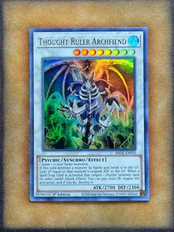 Yugioh Thought Ruler Archfiend BROL-EN070 Ultra Rare 1st Ed NM - Image 1