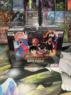 One Piece OP09 Emperors In The New World Booster Box SEALED With ACRYLIC CASE - Image 2