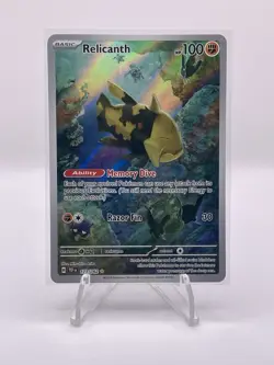 Pokemon TCG Relicanth Scarlet & Violet Temporal Forces Holo Card 173/162 - Image 1