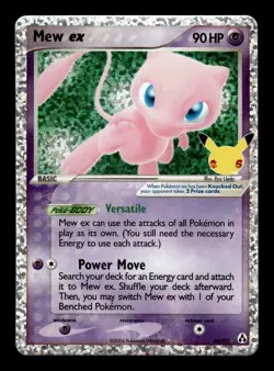 Mew ex 88/92 Celebrations 25th Anniversary Pokemon Card - Image 1