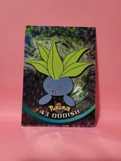 Topps Pokemon #43 Oddish HOLO/FOIL CARD - TV Animation Edition, 1999, NM - Image 2