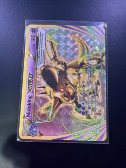 Nidoking BREAK 46/108 XY Evolutions Holo Rare Pokemon Card NM - Image 1