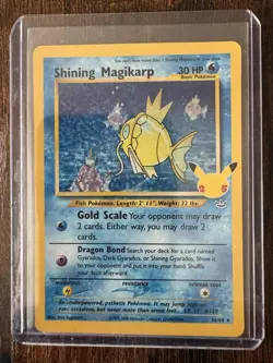 Pokemon TCG Shining Magikarp Card 66/64 Celebrations 25th Anniversary Edition NM - Image 1