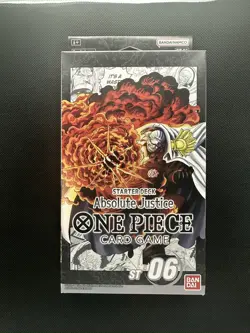 One Piece Card Game: Starter Deck ST-06 Absolute Justice ST06 ENG Sealed - Image 1